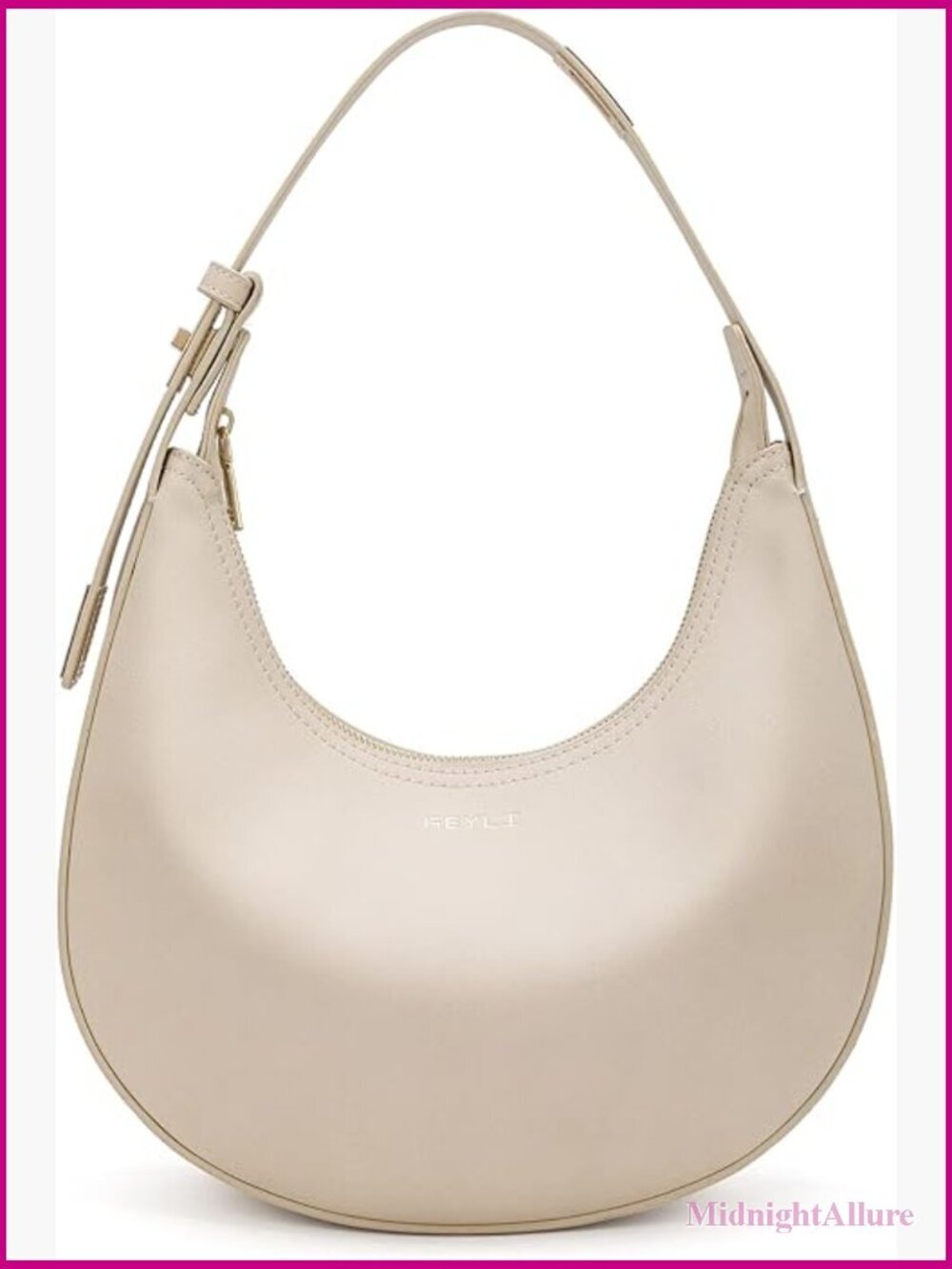 Stylish Casual Hobo Bag with 3-Way Adjustable Strap